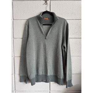Loro Piana Men's Roadster Cashmere Quarter-Zip Sweater size 52